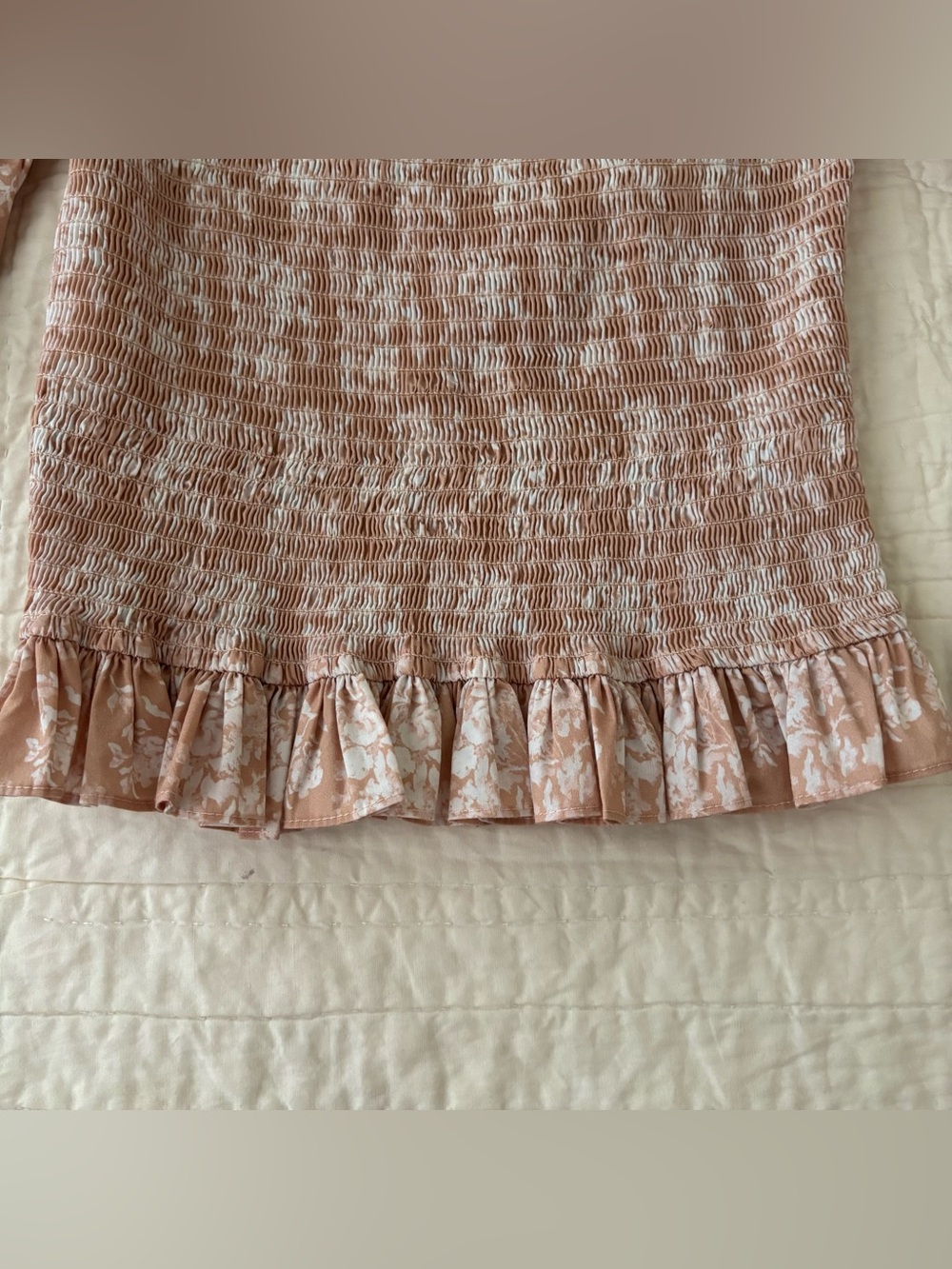 Caroline Constas Puffed sleeves Pink Floral Nora Top Size M (US 6-8) Designer - Picture 7 of 12